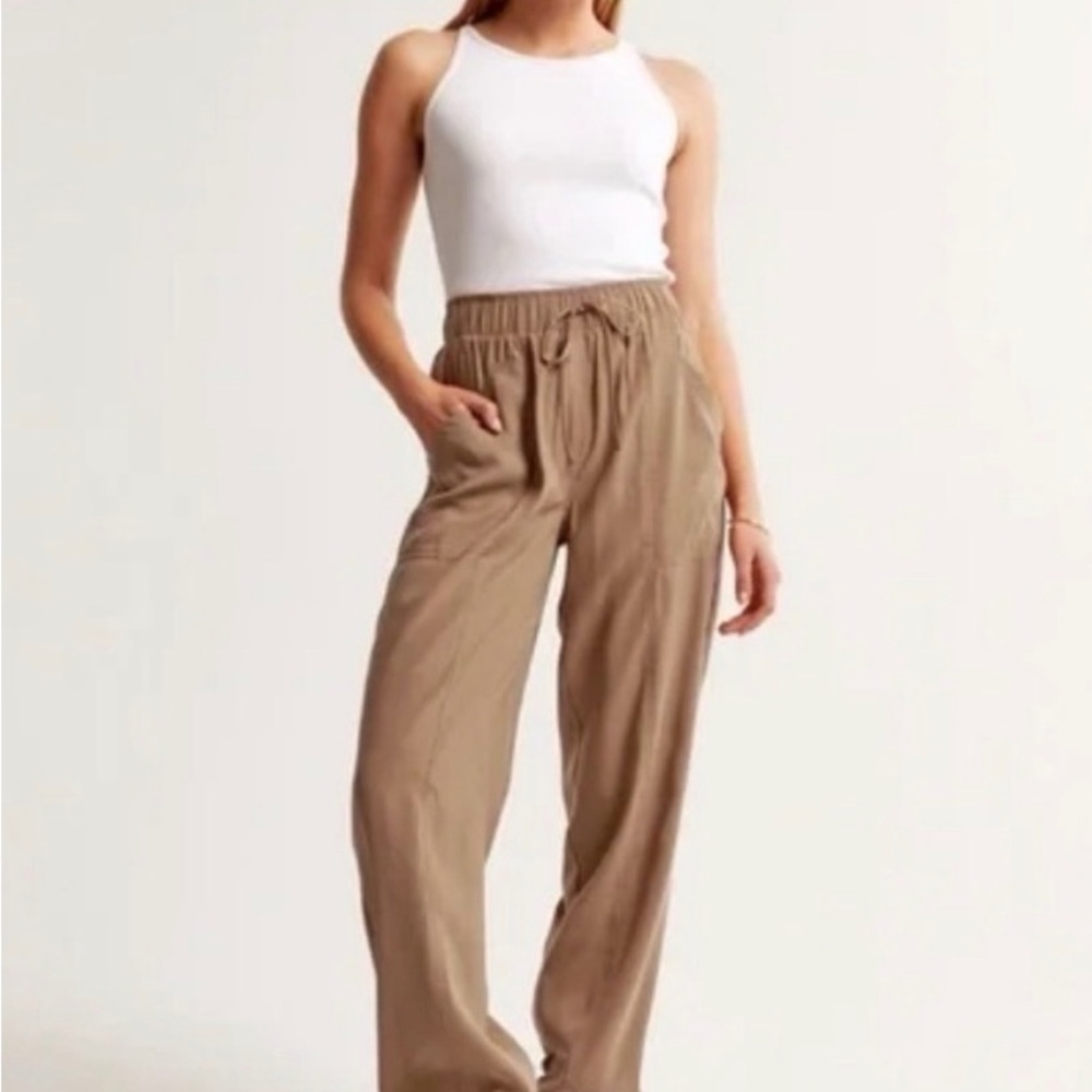NWOT Abercrombie & Fitch Women's Brown Wide Leg Pants